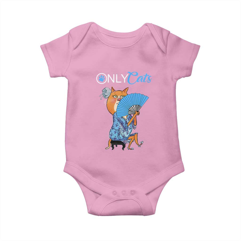 Funny Adult Joke Meme Only Cat Baby Onesie