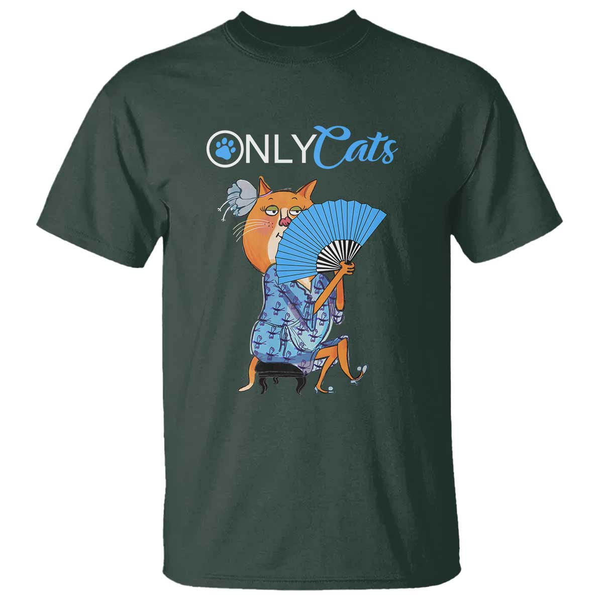 Funny Adult Joke Meme Only Cat T Shirt - Wonder Print Shop