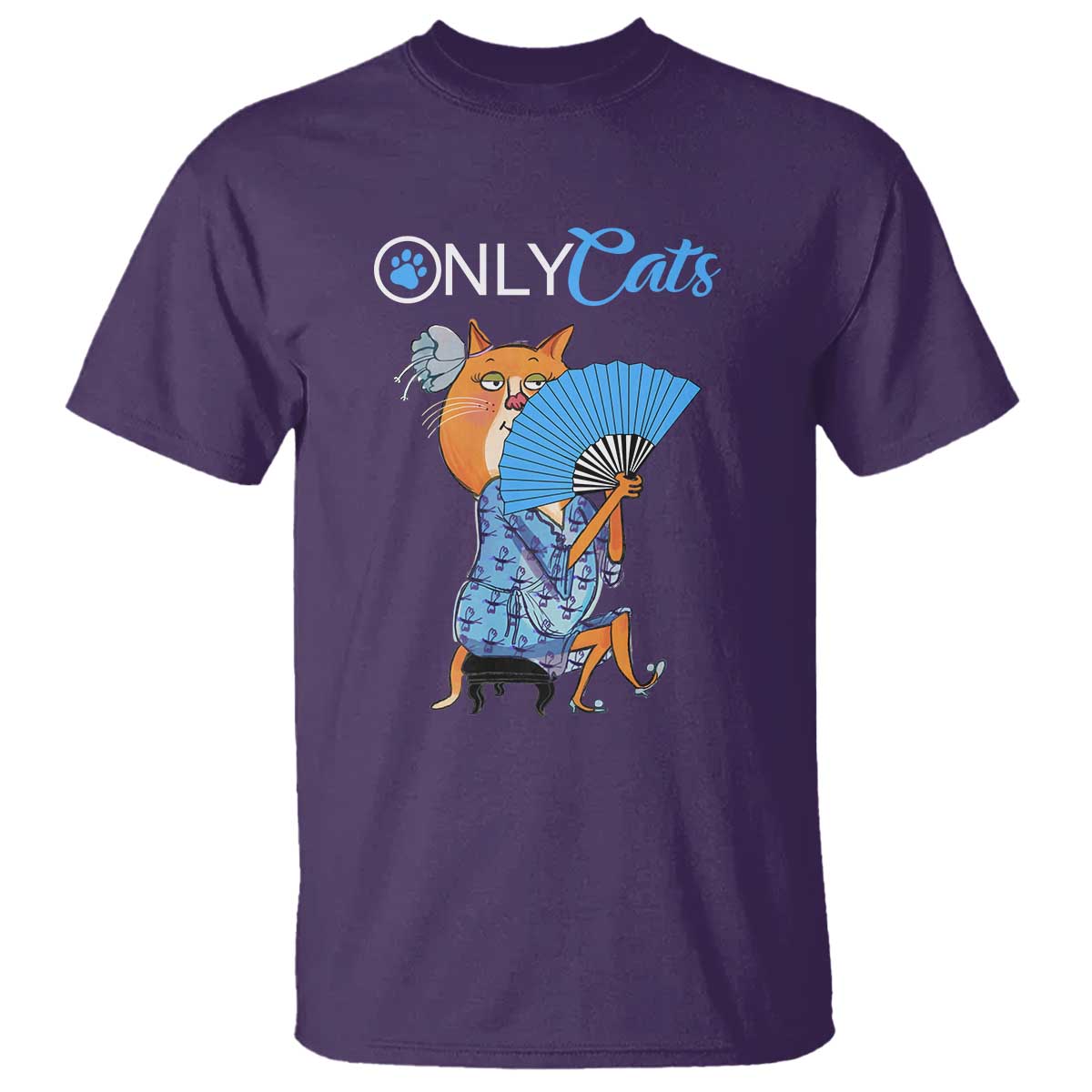 Funny Adult Joke Meme Only Cat T Shirt - Wonder Print Shop
