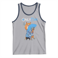 Funny Adult Joke Meme Only Cat Tank Top