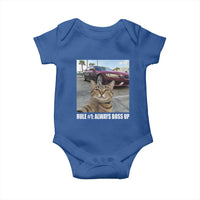 Funny Cat Meme Baby Onesie Rule No.1 Always Boss Up