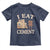 Funny Cat Meme Toddler T Shirt I Eat Cement