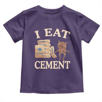 Funny Cat Meme Toddler T Shirt I Eat Cement