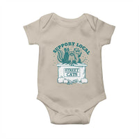 Funny Support Local Street Cat Baby Onesie Raccoon Opossum Skunk Garbage Crew