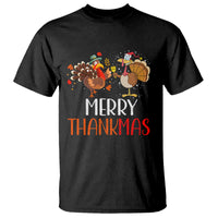 Merry Thankmas Santa Turkey Costume Thanksgiving Christmas T Shirt - Wonder Print Shop