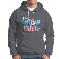 Christmas Hoodie I Am Snow Cute Snowman Winter Chilling - Wonder Print Shop