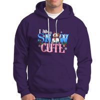 Christmas Hoodie I Am Snow Cute Snowman Winter Chilling - Wonder Print Shop