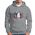 Fight or Flight Meme Cool Penguin Pun Patriotic US Flag Hoodie - Wonder Print Shop