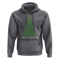 Funny Binary Christmas Tree Hoodie HAPPY NEW YEAR 11111101001