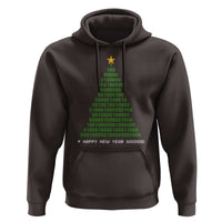 Funny Binary Christmas Tree Hoodie HAPPY NEW YEAR 11111101001
