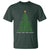 Funny Binary Christmas Tree T Shirt HAPPY NEW YEAR 11111101001 - Wonder Print Shop
