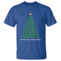 Funny Binary Christmas Tree T Shirt HAPPY NEW YEAR 11111101001 - Wonder Print Shop