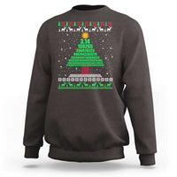 Funny Xmas Math Pi Christmas Tree Sweatshirt - Wonder Print Shop