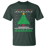 Funny Xmas Math Pi Christmas Tree T Shirt - Wonder Print Shop