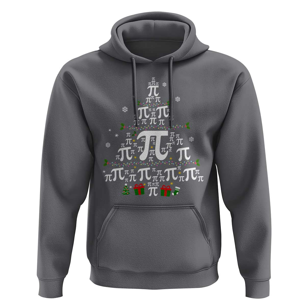 Funny Christmas Math Teacher Hoodie Pi Christmas Tree