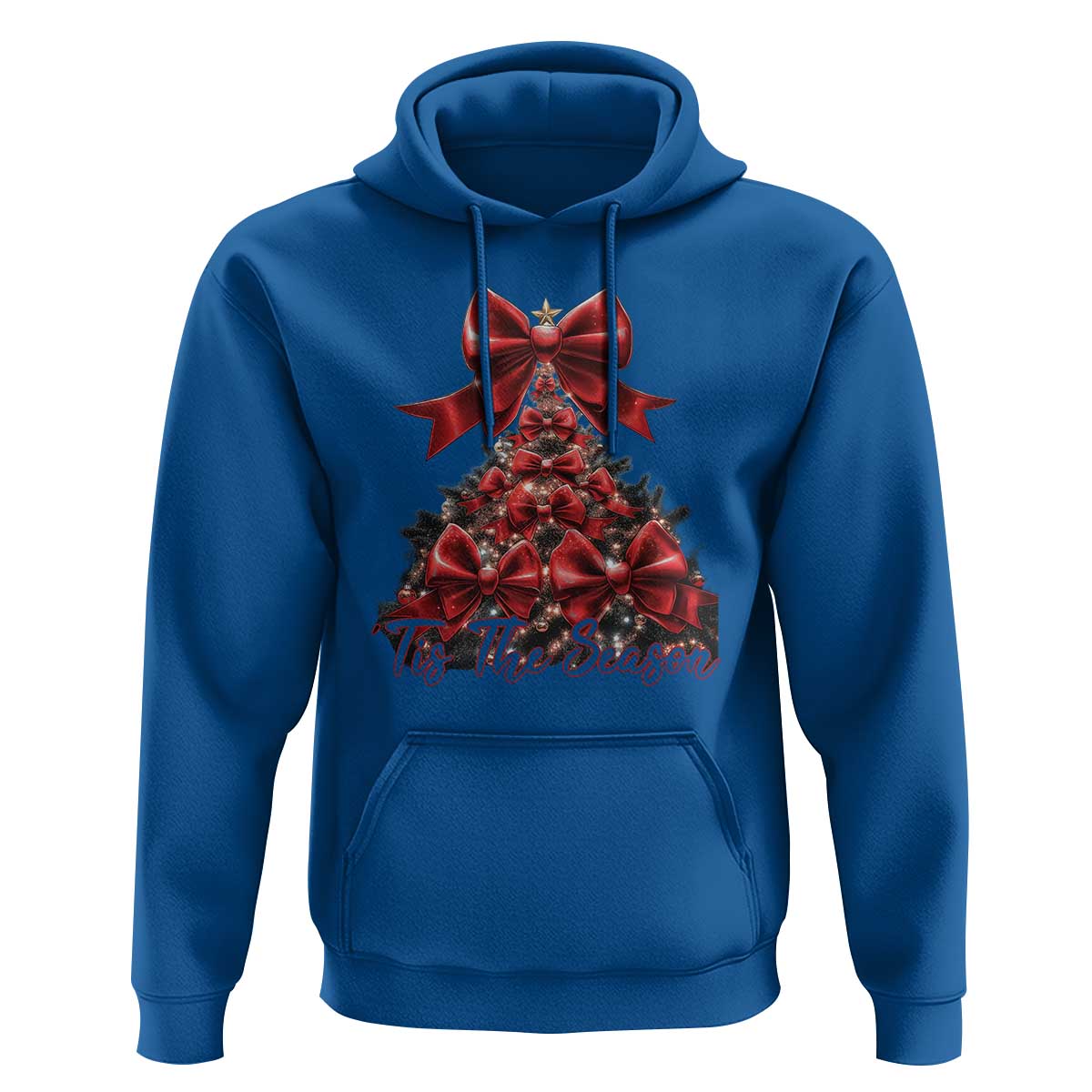 Christmas Tree Coquette Tis The Season Hoodie