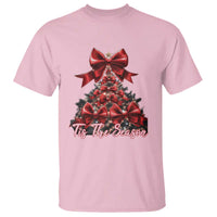 Christmas Tree Coquette Tis The Season T Shirt - Wonder Print Shop