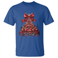 Christmas Tree Coquette Tis The Season T Shirt - Wonder Print Shop