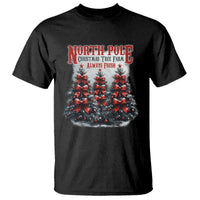 Xmas Coquette T Shirt North pole Christmas Tree Farm Always Fresh - Wonder Print Shop