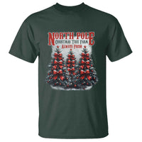 Xmas Coquette T Shirt North pole Christmas Tree Farm Always Fresh - Wonder Print Shop