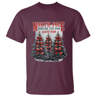 Xmas Coquette T Shirt North pole Christmas Tree Farm Always Fresh - Wonder Print Shop