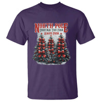 Xmas Coquette T Shirt North pole Christmas Tree Farm Always Fresh - Wonder Print Shop
