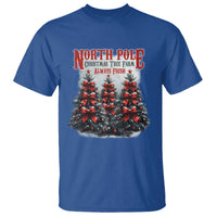 Xmas Coquette T Shirt North pole Christmas Tree Farm Always Fresh - Wonder Print Shop