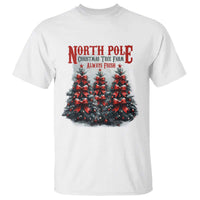 Xmas Coquette T Shirt North pole Christmas Tree Farm Always Fresh - Wonder Print Shop