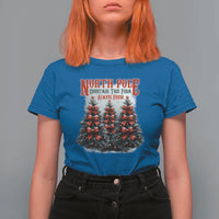 Xmas Coquette T Shirt For Women North pole Christmas Tree Farm Always Fresh - Wonder Print Shop