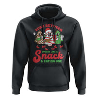 Funny Christmas Cake Hoodie Torn Between Looking' Like a Snack