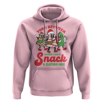 Funny Christmas Cake Hoodie Torn Between Looking' Like a Snack