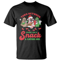 Funny Christmas Cake T Shirt Torn Between Looking' Like a Snack - Wonder Print Shop
