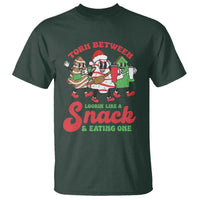 Funny Christmas Cake T Shirt Torn Between Looking' Like a Snack - Wonder Print Shop