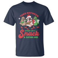 Funny Christmas Cake T Shirt Torn Between Looking' Like a Snack - Wonder Print Shop
