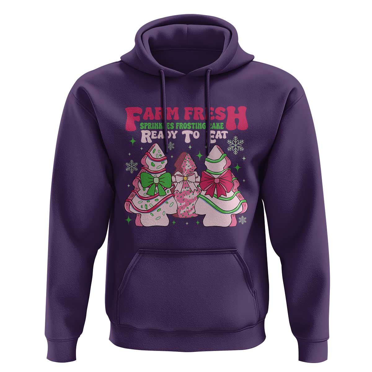 Farm Fresh Christmas Tree Cakes Coquette Hoodie