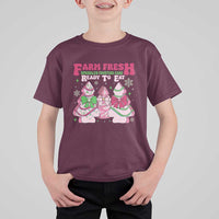 Farm Fresh Christmas Tree Cakes Coquette T Shirt For Kid - Wonder Print Shop