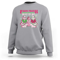 Farm Fresh Christmas Tree Cakes Coquette Sweatshirt - Wonder Print Shop
