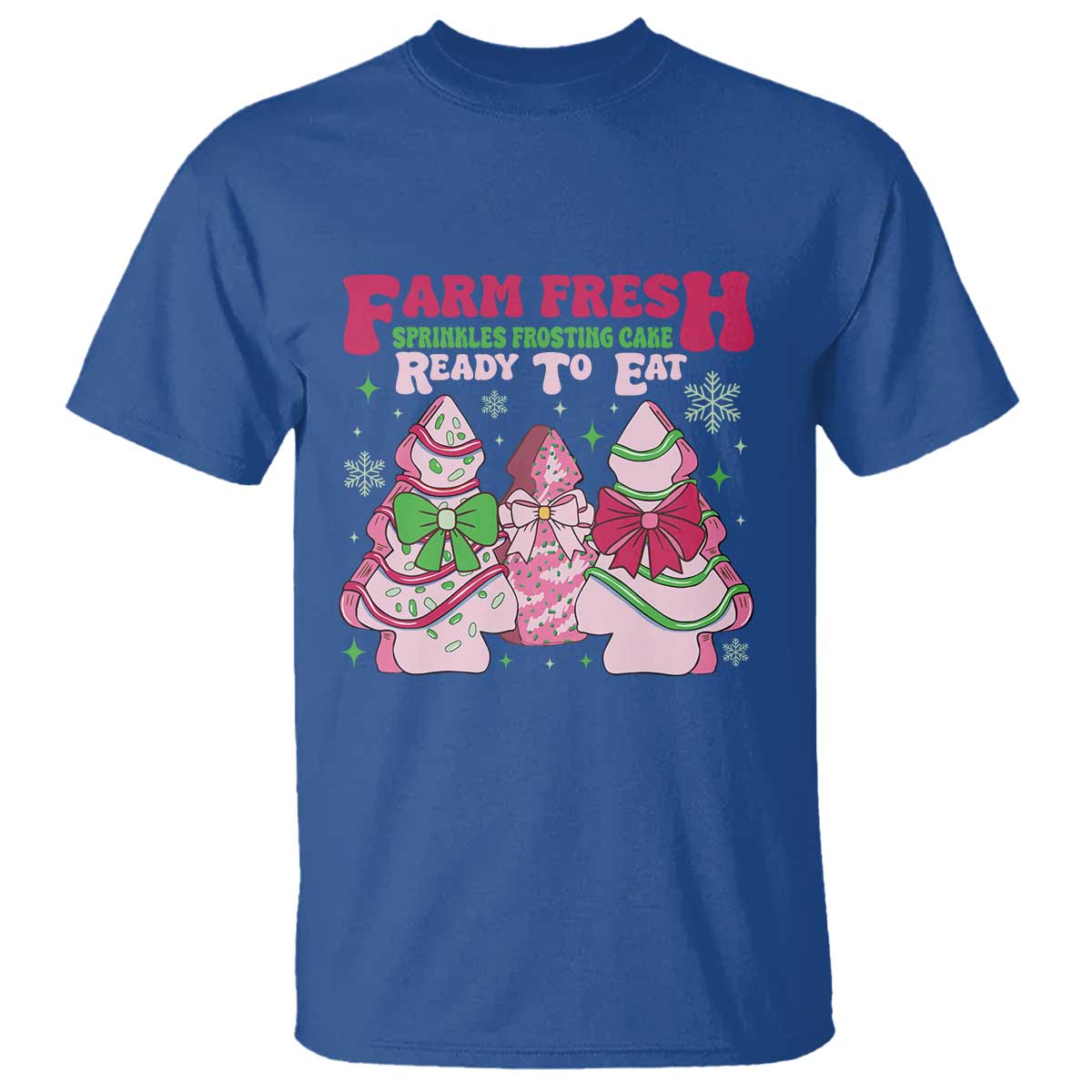 Farm Fresh Christmas Tree Cakes Coquette T Shirt - Wonder Print Shop
