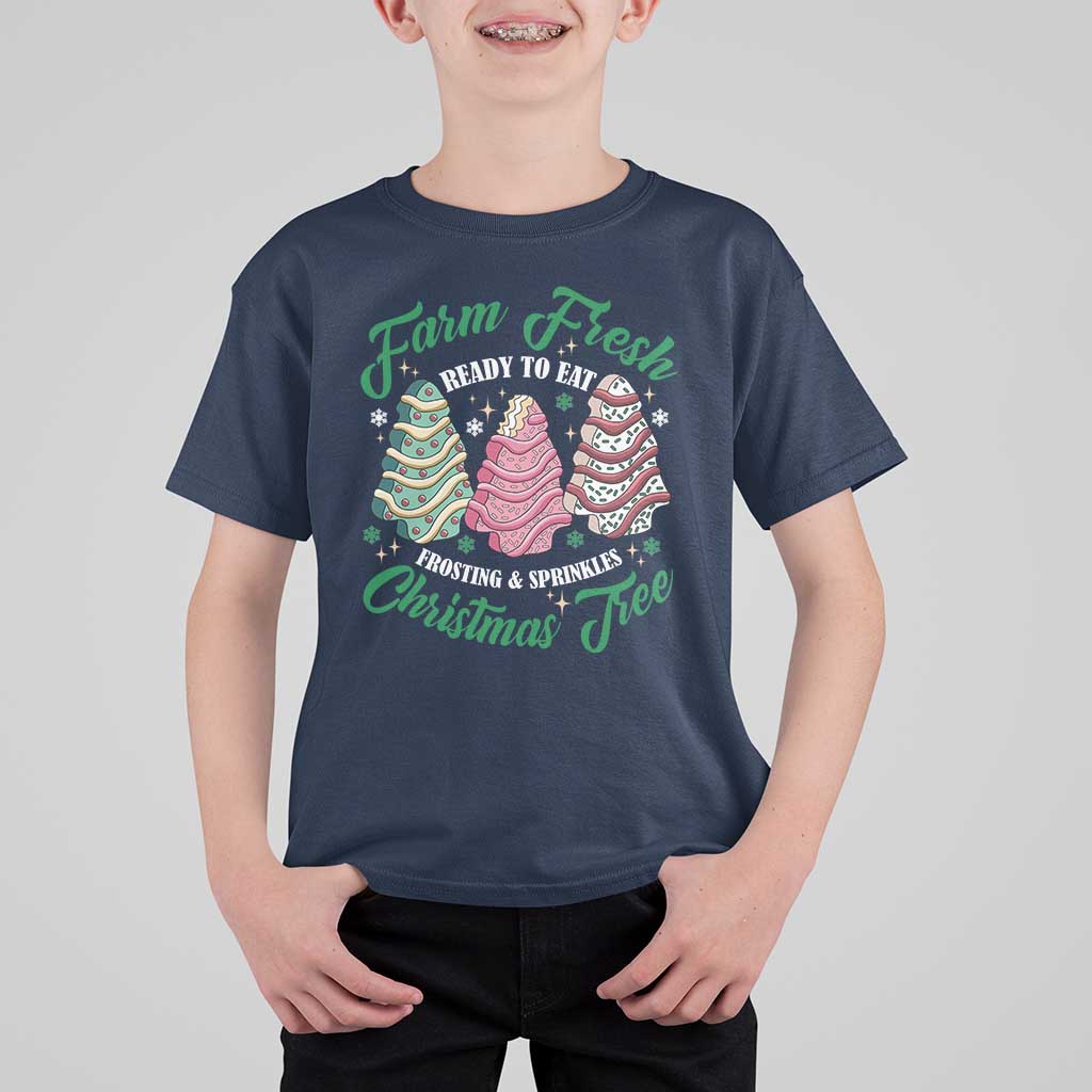 Farm Fresh Christmas Tree Cakes T Shirt For Kid - Wonder Print Shop