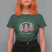 Farm Fresh Christmas Tree Cakes T Shirt For Women - Wonder Print Shop
