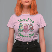 Farm Fresh Christmas Tree Cakes T Shirt For Women - Wonder Print Shop