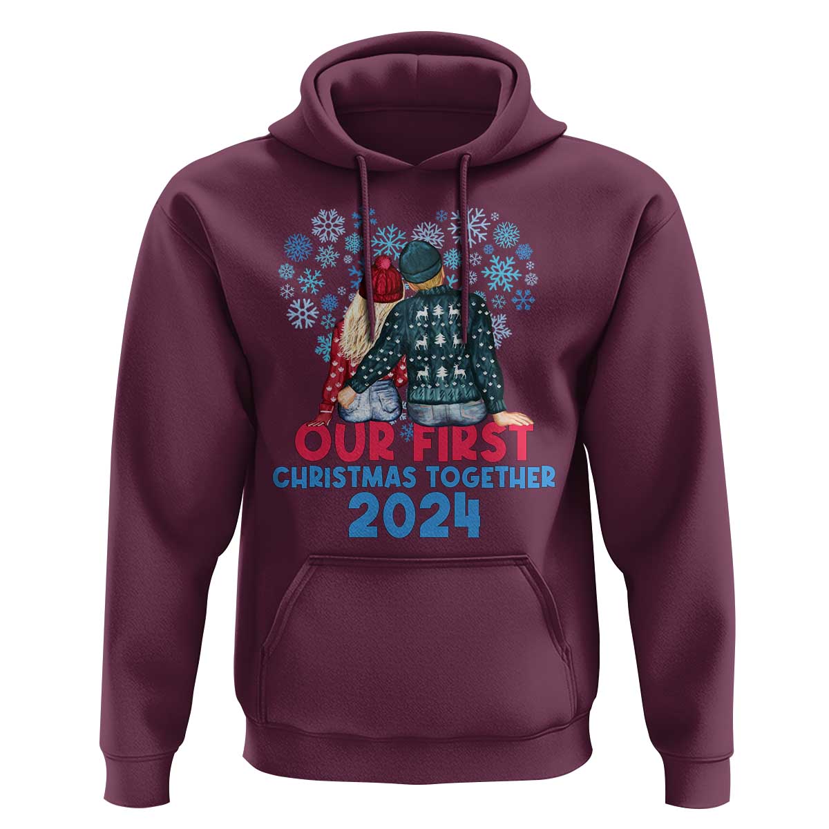 Our First Christmas Together 2024 Hoodie