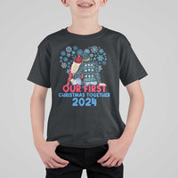 Our First Christmas Together 2024 T Shirt For Kid - Wonder Print Shop