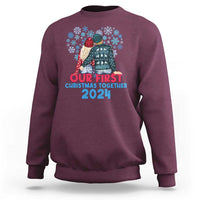 Our First Christmas Together 2024 Sweatshirt - Wonder Print Shop