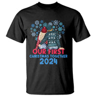 Our First Christmas Together 2024 T Shirt - Wonder Print Shop