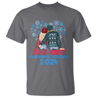 Our First Christmas Together 2024 T Shirt - Wonder Print Shop