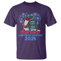 Our First Christmas Together 2024 T Shirt - Wonder Print Shop