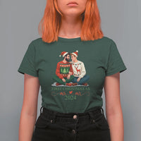 Our First Christmas As Mr Mr 2024 T Shirt For Women LGBT Gay Couple Xmas - Wonder Print Shop