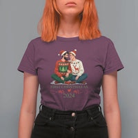 Our First Christmas As Mr Mr 2024 T Shirt For Women LGBT Gay Couple Xmas - Wonder Print Shop