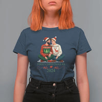 Our First Christmas As Mr Mr 2024 T Shirt For Women LGBT Gay Couple Xmas - Wonder Print Shop